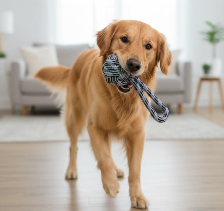 Rope Knit Tug Toy For Pets pets-park-pk