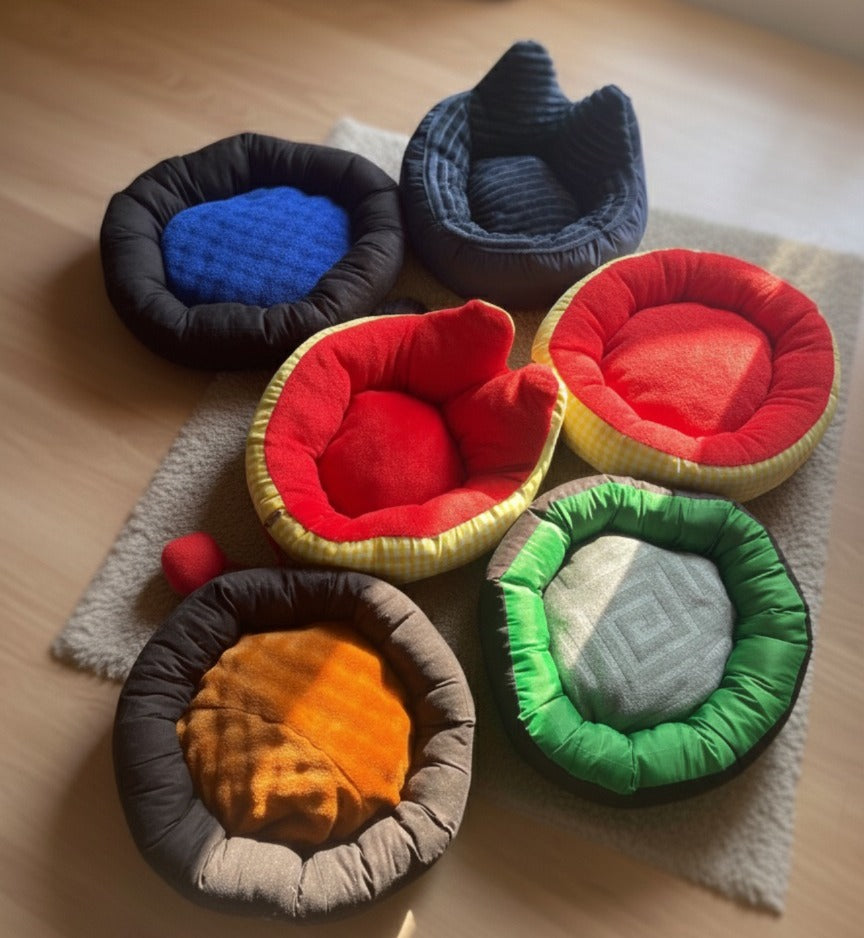 Round Cushion Cat/Puppy Bed pets-park-pk