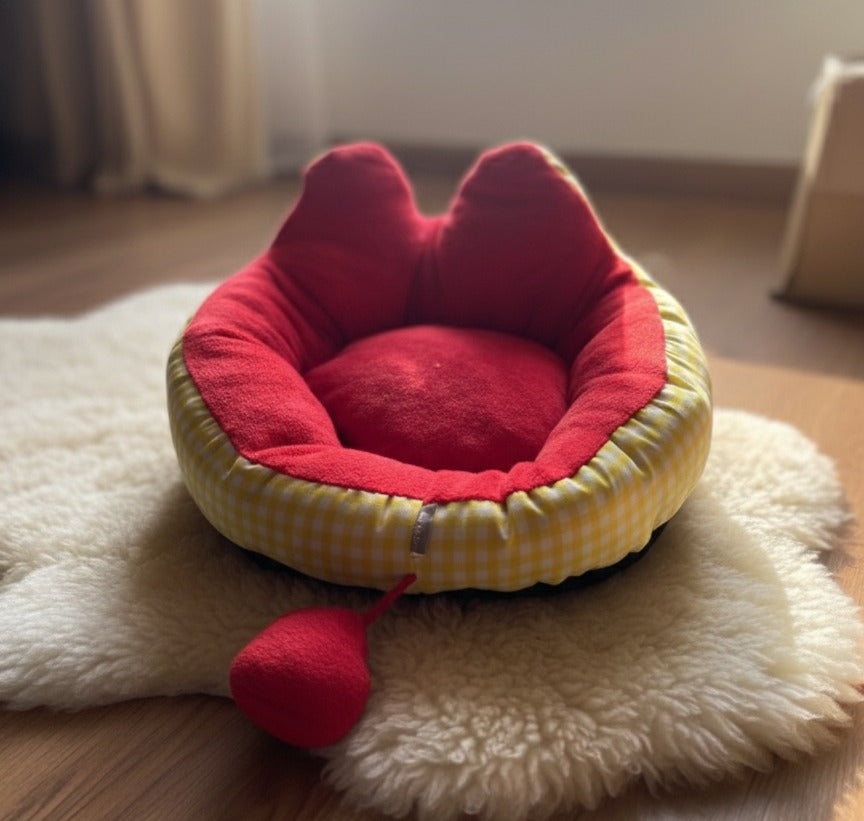 Round Cushion Cat/Puppy Bed pets-park-pk