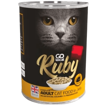 Ruby Chicken in Jelly Tin for Cats 400Grams pets-park-pk