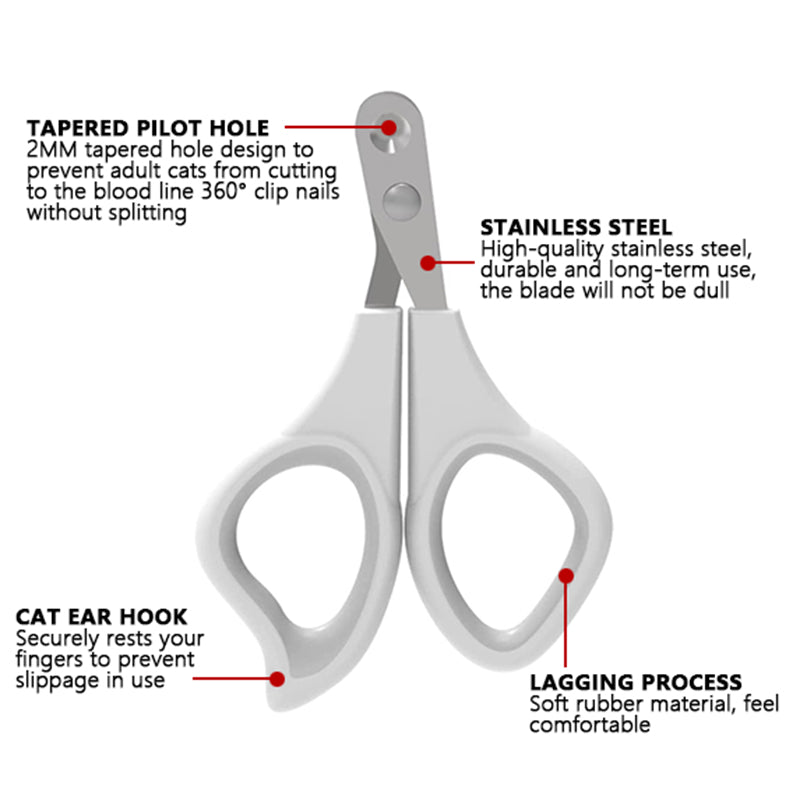 Safe Hole Nail Cutter for Kittens and Cats pets-park-pk