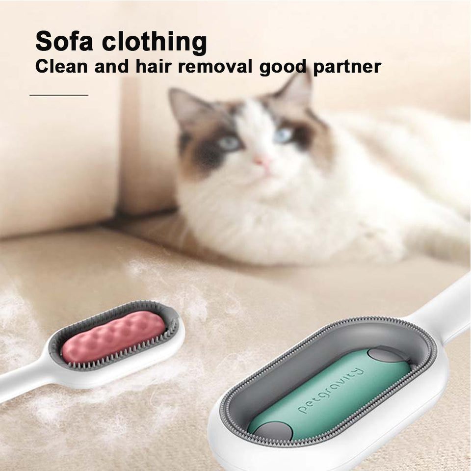 Sticky Brush for Cats & Dogs Hairs Kit Brush+ Wipes + 20ml Dry Clean Solution pets-park-pk