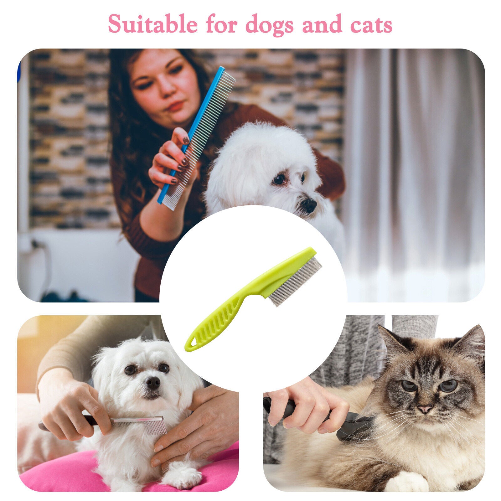 Tick & Flea Comb for Pets pets-park-pk
