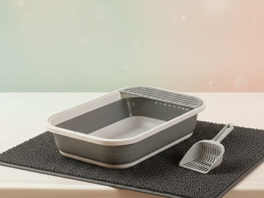 Travel Litter Tray for Cats & Kitten pets-park-pk