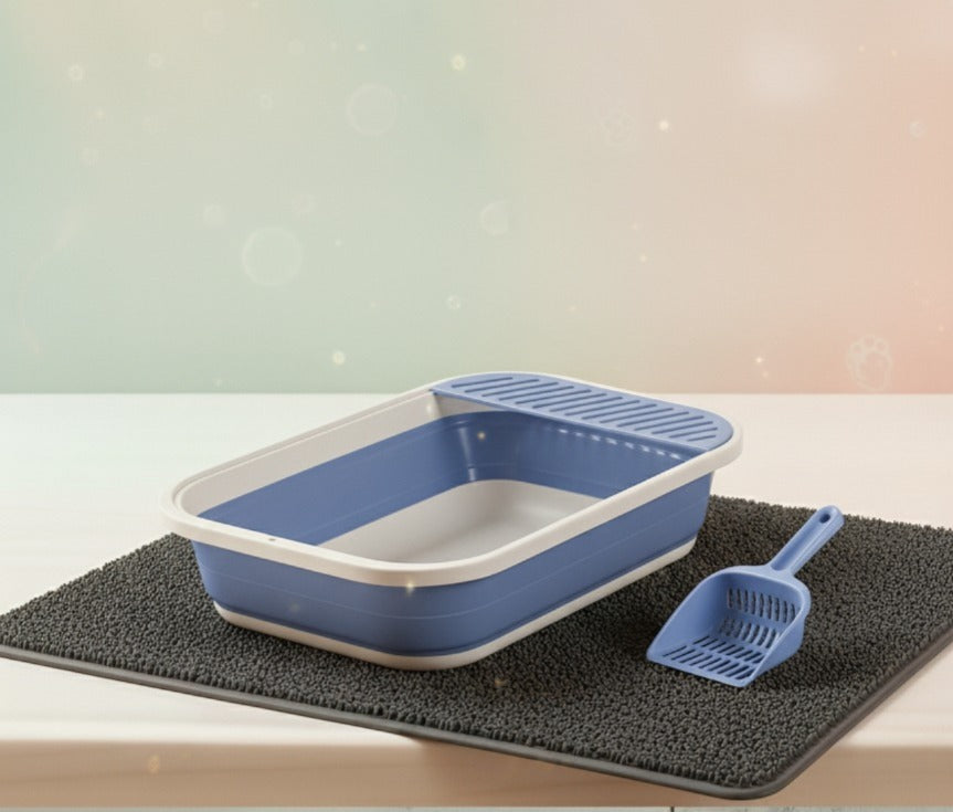 Travel Litter Tray for Cats & Kitten pets-park-pk