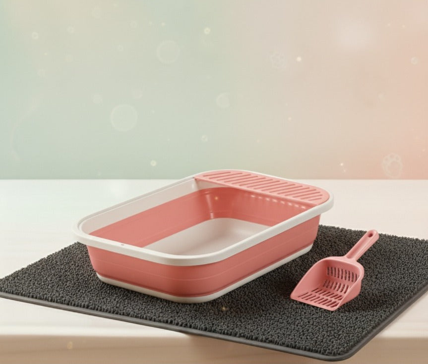 Travel Litter Tray for Cats & Kitten pets-park-pk