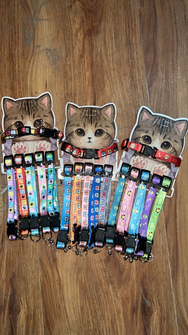 Ultrafine Cat Collar for Kitten and Cats Assorted Colors pets-park-pk