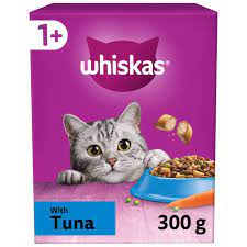 WHISKAS Dry Cat Food Tuna 1+ Year 300grams pets-park-pk