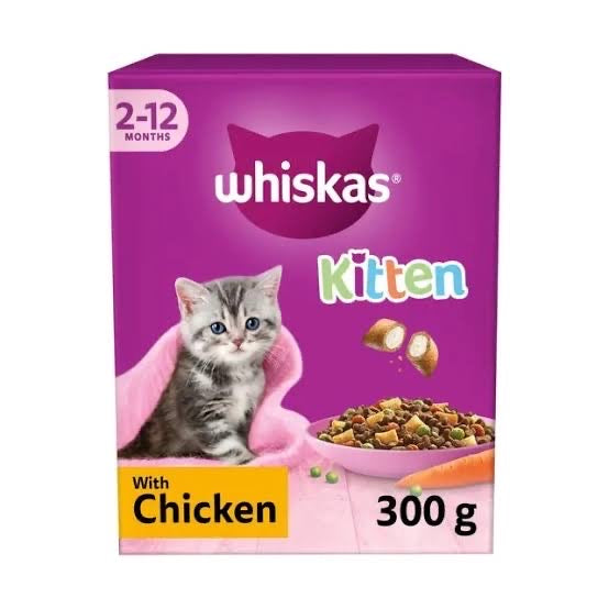 WHISKAS Kitten 2-12 Months Dry Kitten Food Chicken pets-park-pk