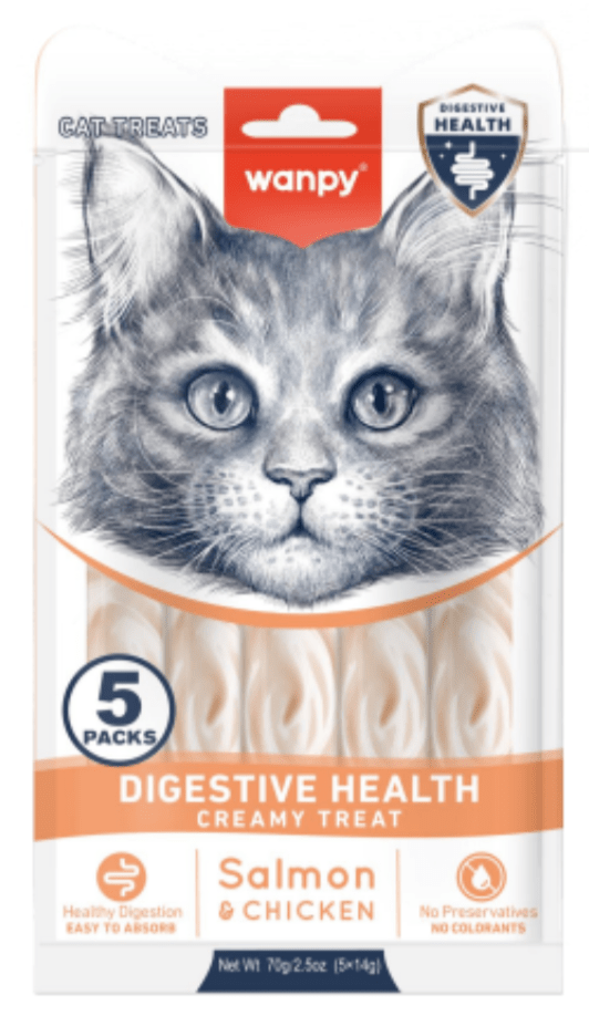 Wanpy Digestive Health Creamy Treat Salmon & Chicken pets-park-pk