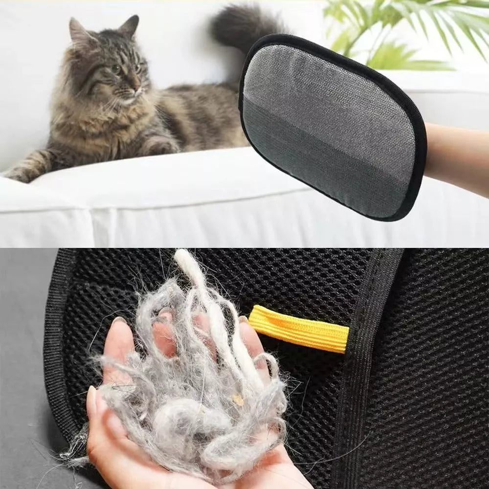 Washable Black Lint Glove for Hair Cleaning pets-park-pk