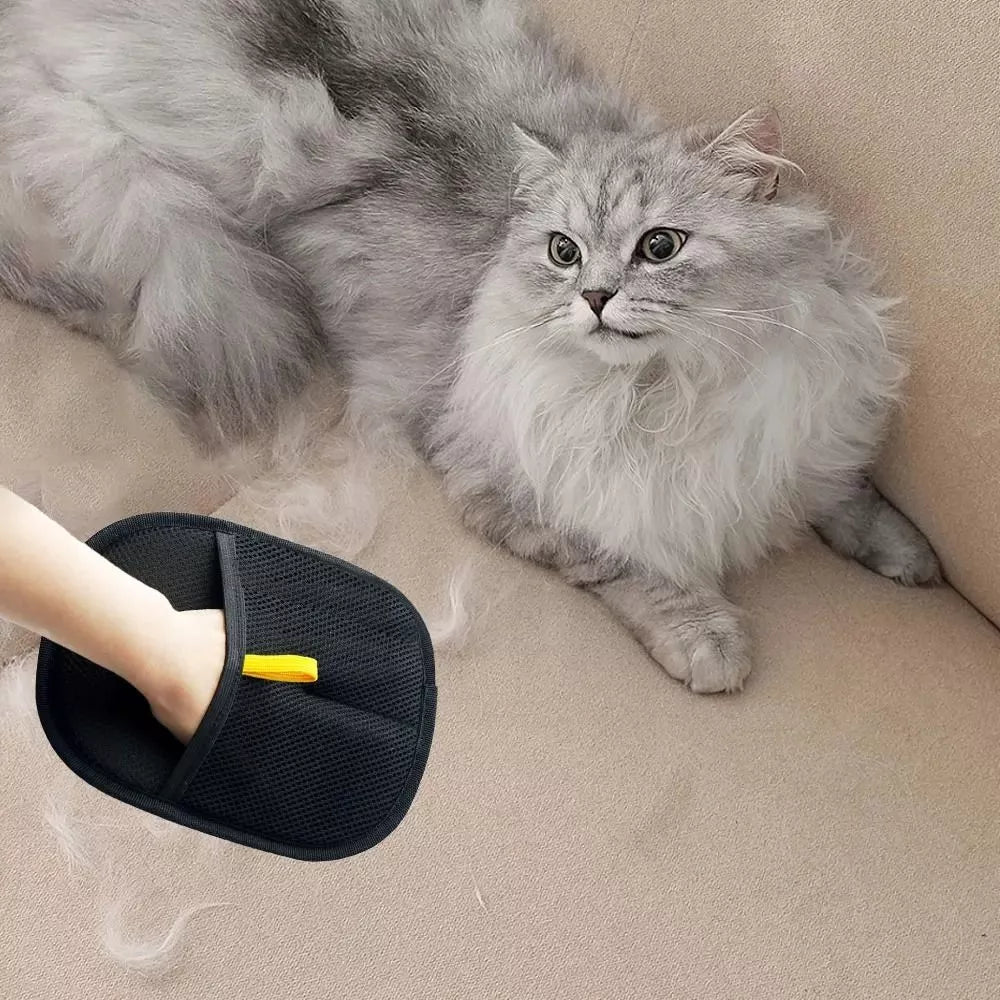 Washable Black Lint Glove for Hair Cleaning pets-park-pk