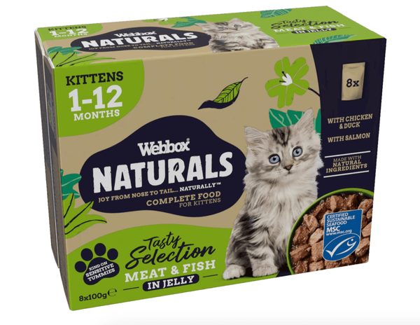 Webbox Naturals Jelly Wet Kitten Food 100Grams pets-park-pk