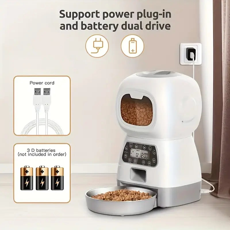 Wifi Automatic Pet Food Feeder - 3.5L pets-park-pk