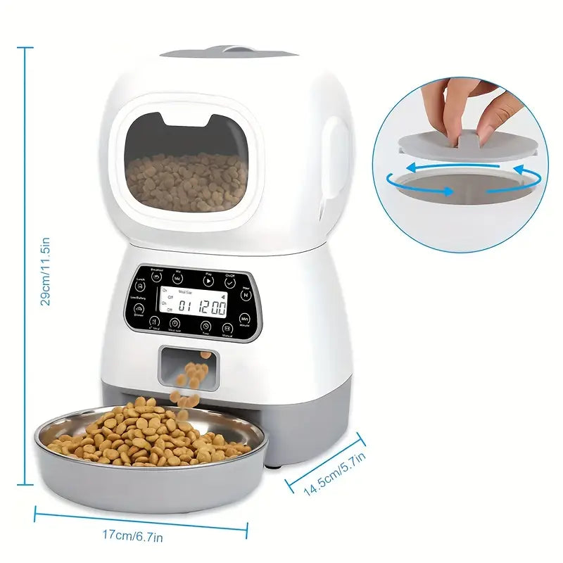 Wifi Automatic Pet Food Feeder - 3.5L pets-park-pk