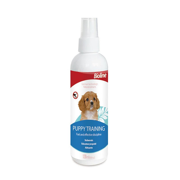 Bioline Puppy/Dog Potty Training Spray 120ml pets-park-pk