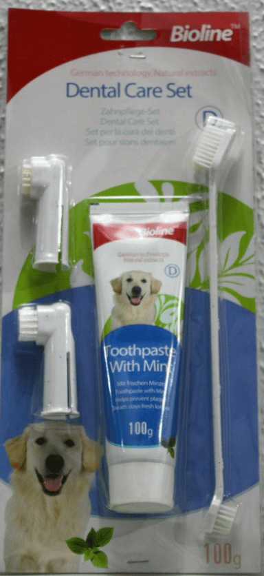 Bioline Dental Care Set for Dogs pets-park-pk