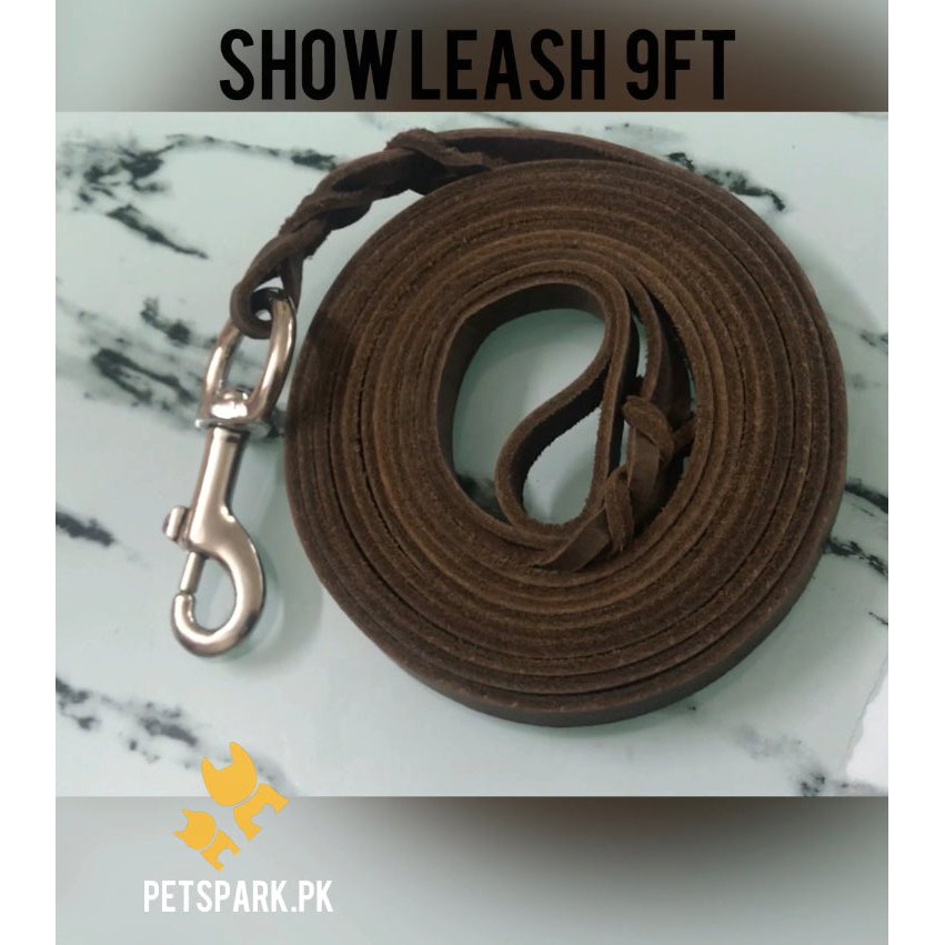 Brown GSD Show Leash pets-park-pk