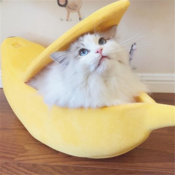 Cat Banana Bed and House pets-park-pk