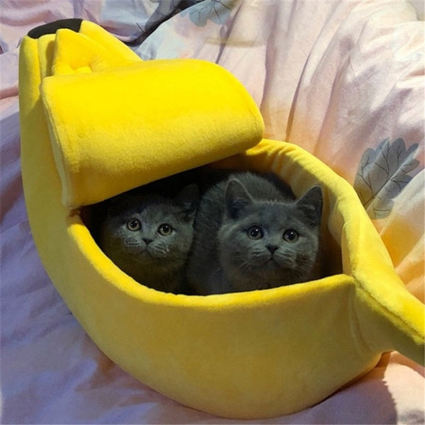 Cat Banana Bed and House pets-park-pk