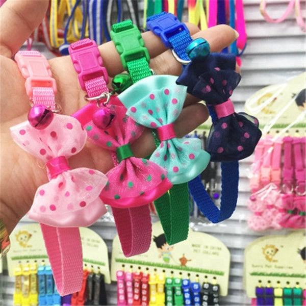 Cat Bow Collars pets-park-pk