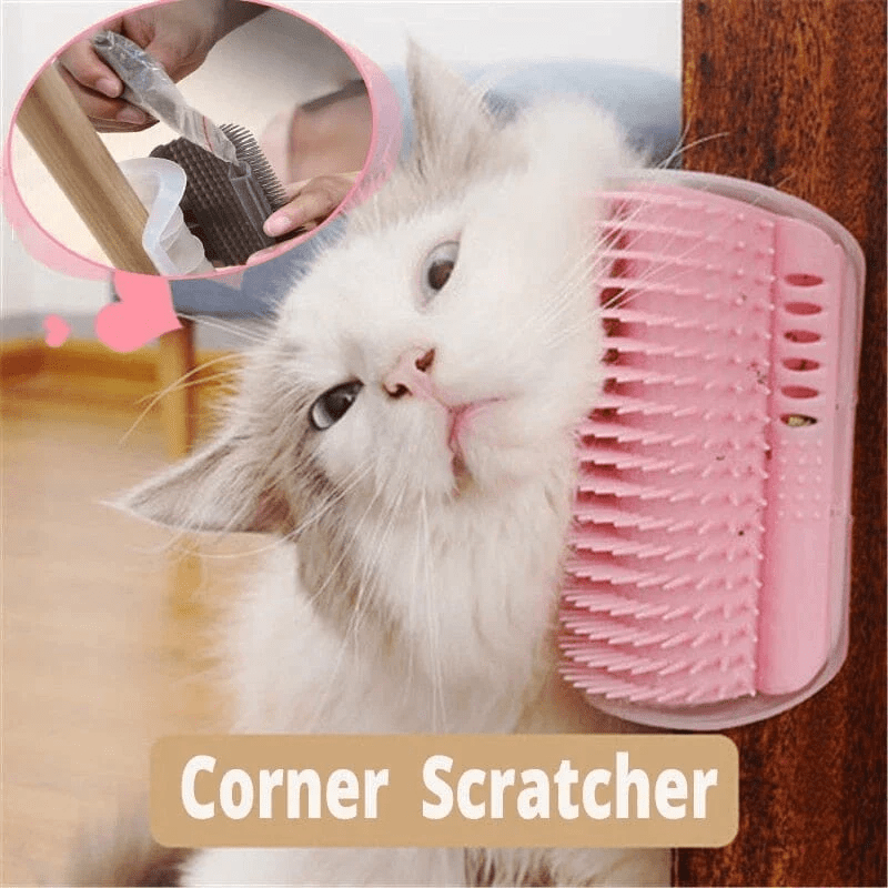 Corner Scratcher With Catnip Rubbing Device pets-park-pk