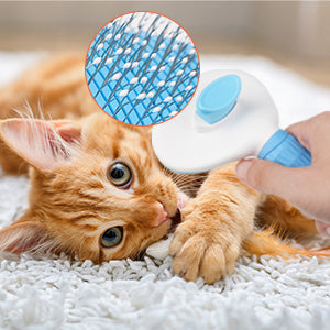 Cat Brush, Self Cleaning Slicker Brushes for Shedding and Grooming Removes Loose Undercoat for Cats Dogs pets-park-pk