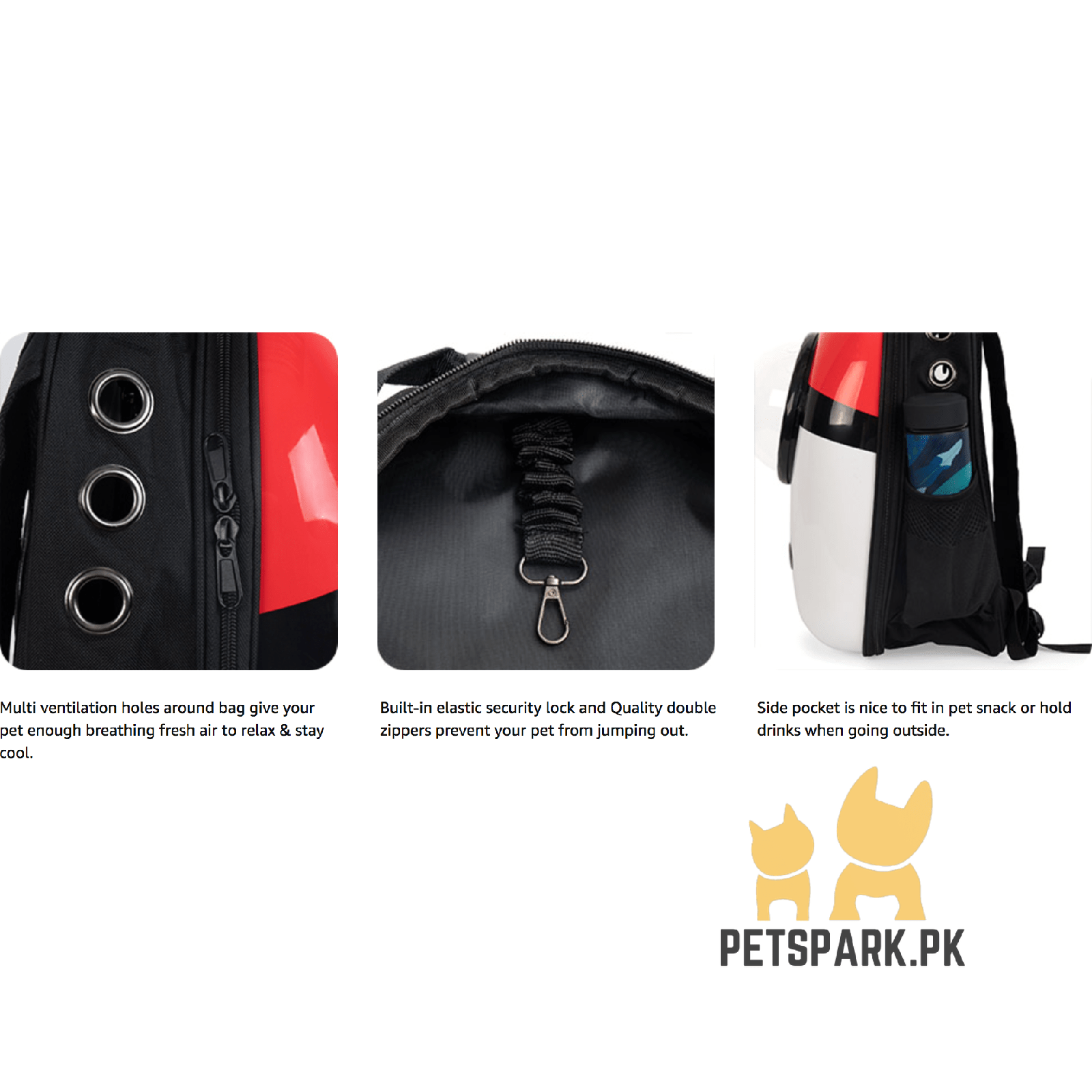Cat Travel Backpack Colorful pets-park-pk