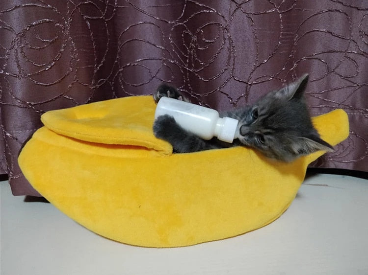 Cat Banana Bed and House pets-park-pk