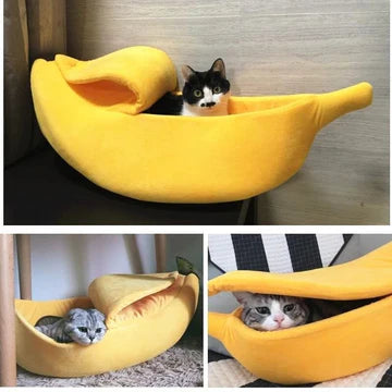 Cat Banana Bed and House pets-park-pk
