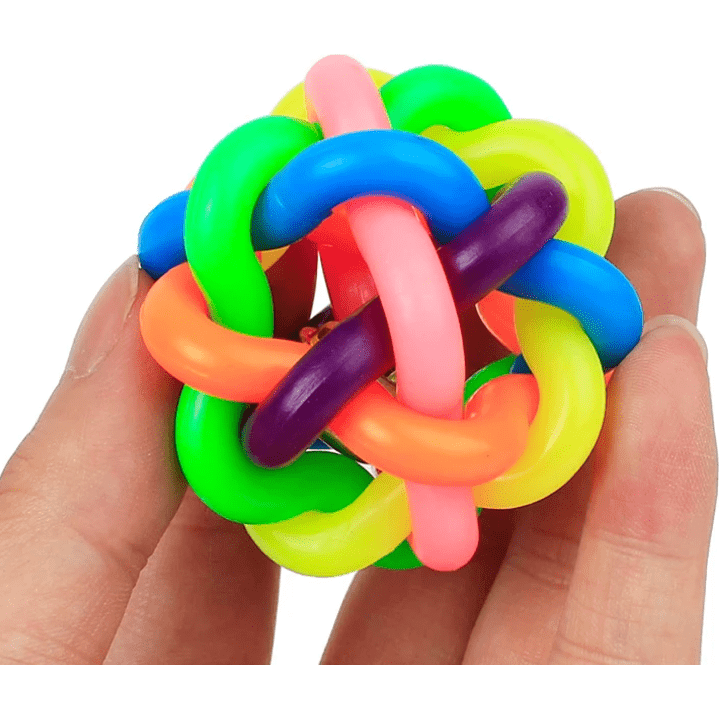 Colorful Rubber Training Chew Ball for cats and dogs pets-park-pk