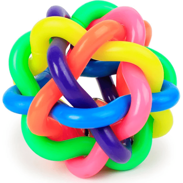 Colorful Rubber Training Chew Ball for cats and dogs pets-park-pk