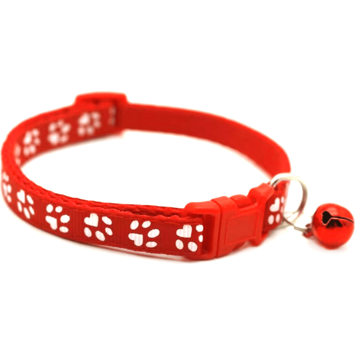 Cute Cat Collar with Printed Paws pets-park-pk