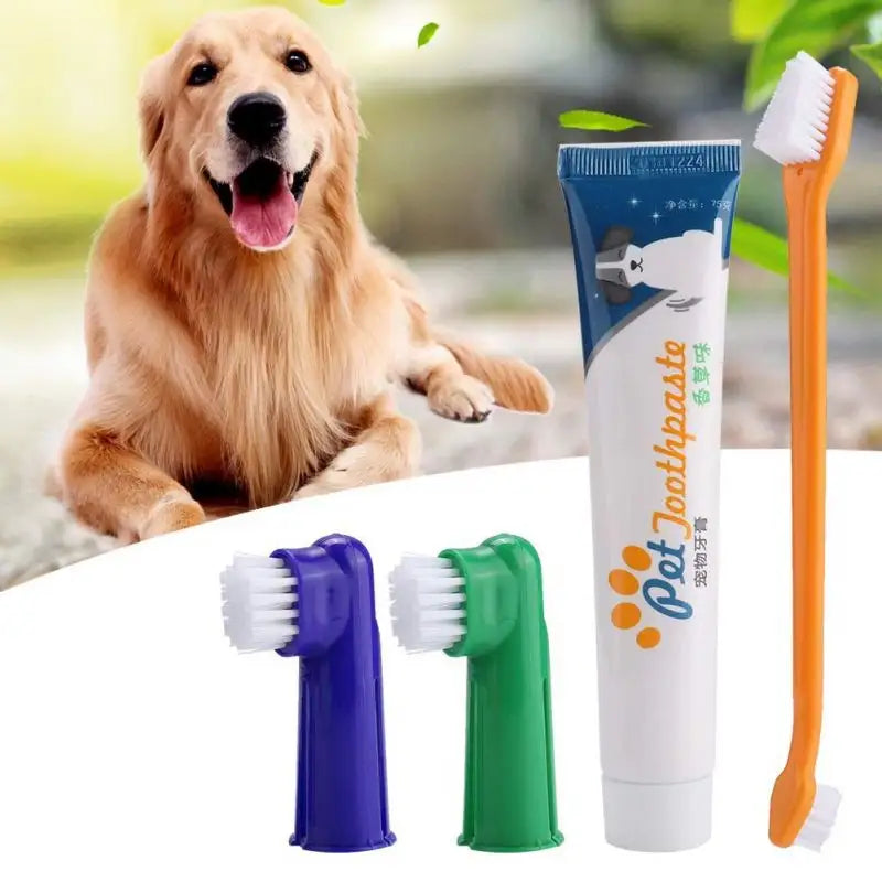 Dental Cleaning Set for Cats & Dogs pets-park-pk