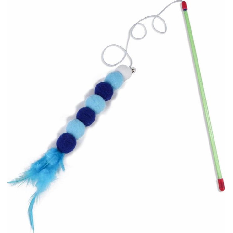 Funny Cat Playing Stick Beads pets-park-pk