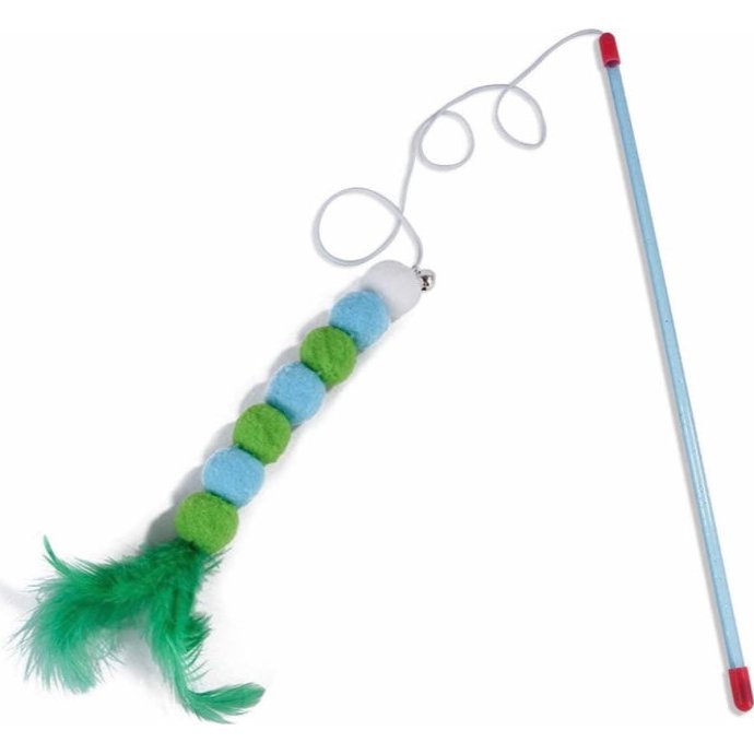 Funny Cat Playing Stick Beads pets-park-pk