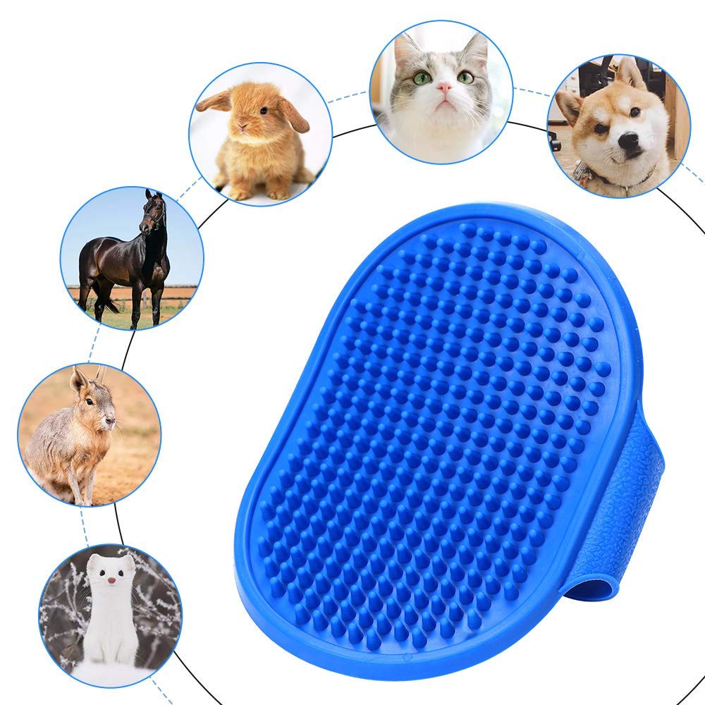 Hand Grooming Brush Silicon Brush for Cats and Dogs pets-park-pk