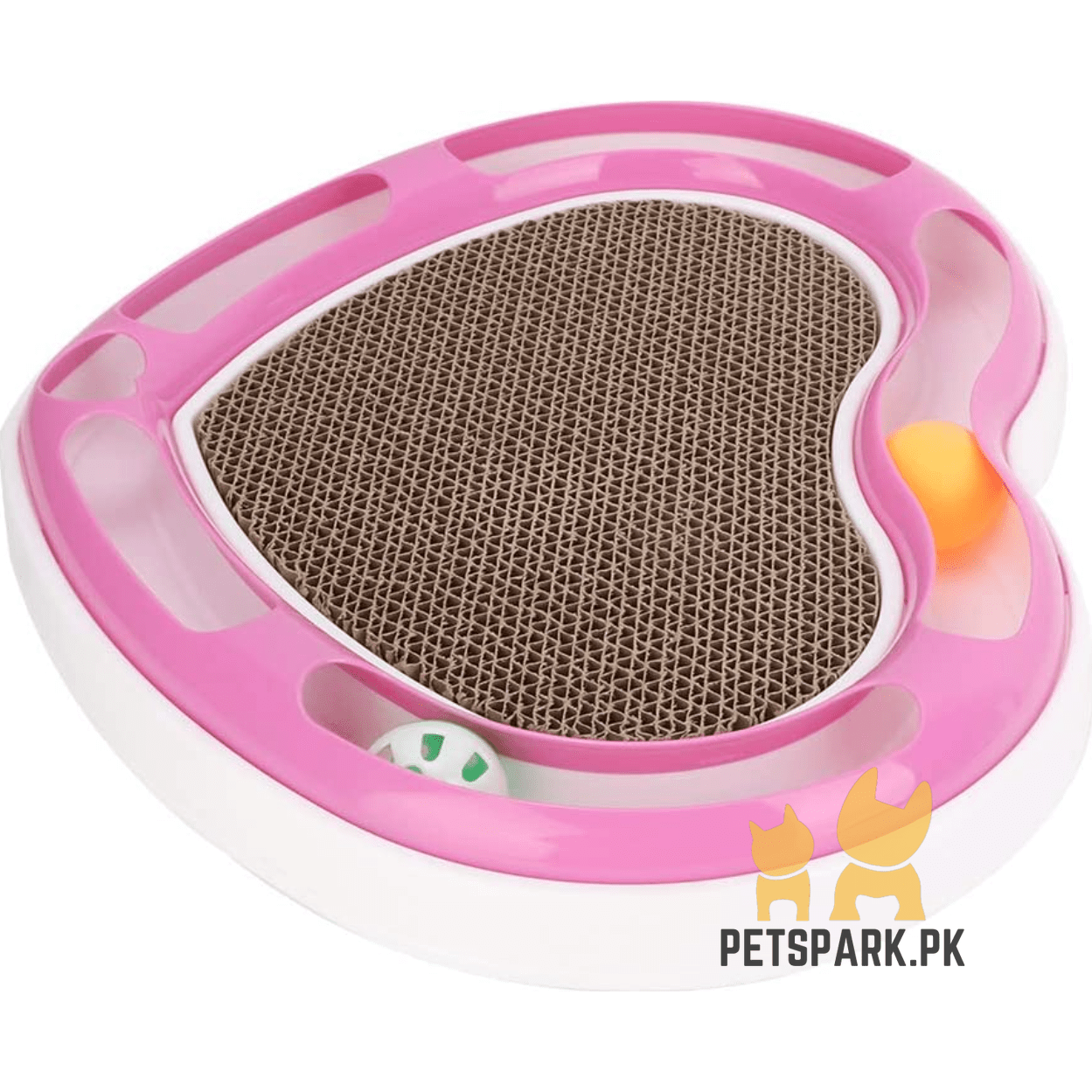 Heart Shape Scratching Board pets-park-pk