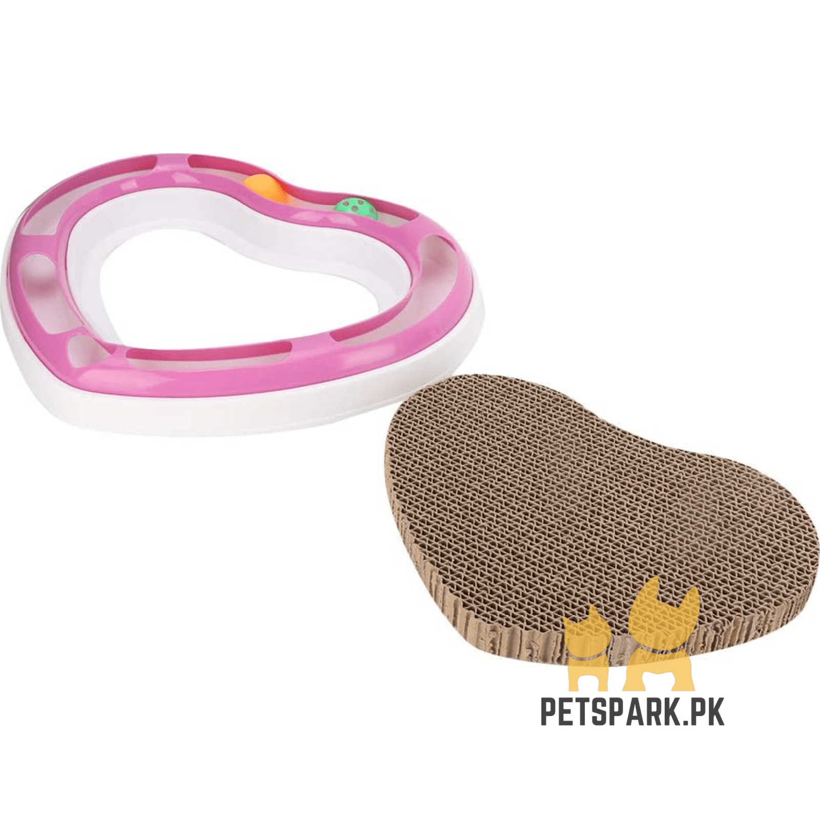 Heart Shape Scratching Board pets-park-pk