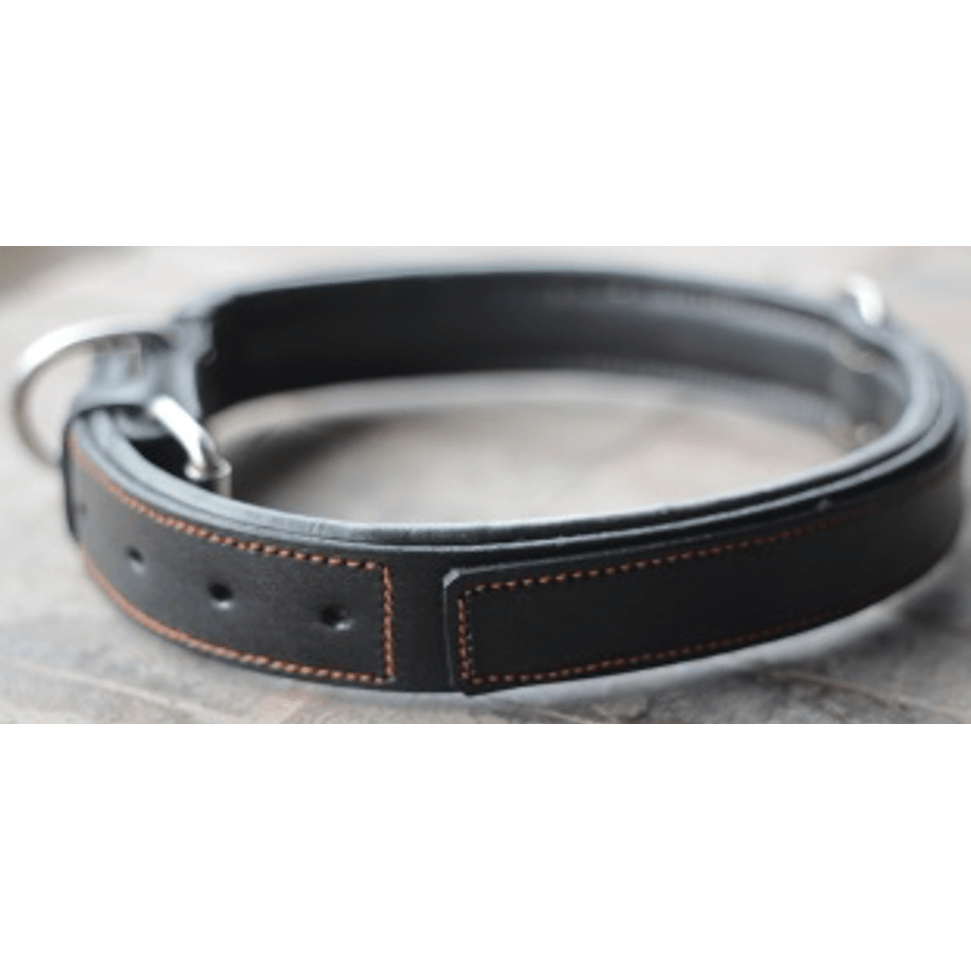 Leather Collar Plain pets-park-pk