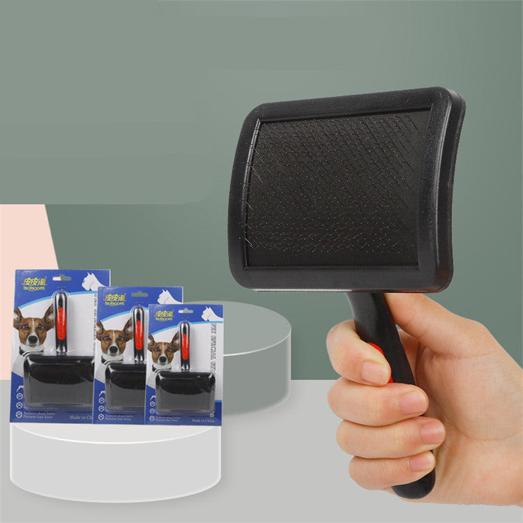 Matt Black Grooming Brush for Pets pets-park-pk