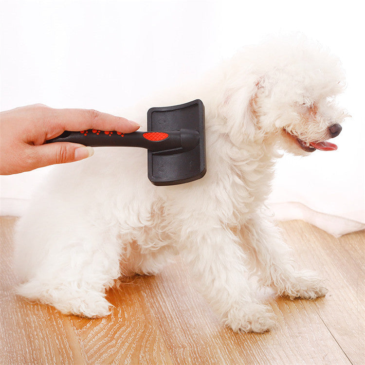 Matt Black Grooming Brush for Pets pets-park-pk