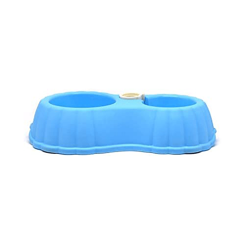 Drinking Water And Feeding Pet Bowl Pet Pumpkin Double Bowl Automatic Water Refill Cat Bowl Non-slip Dual-use Pet Supplies 9/3 Size:28.5 * 6.5cm pets-park-pk