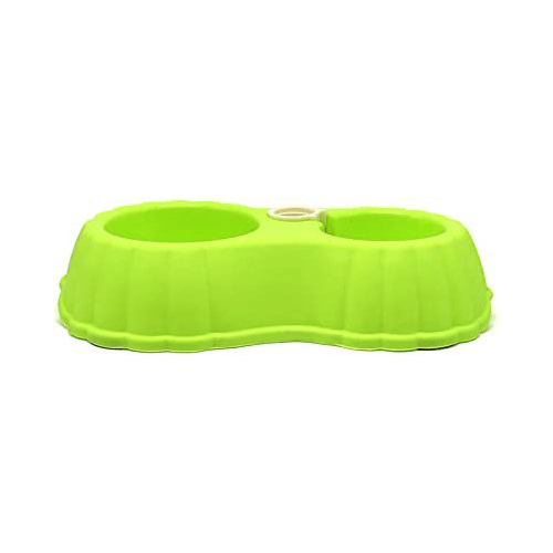 Drinking Water And Feeding Pet Bowl Pet Pumpkin Double Bowl Automatic Water Refill Cat Bowl Non-slip Dual-use Pet Supplies 9/3 Size:28.5 * 6.5cm pets-park-pk