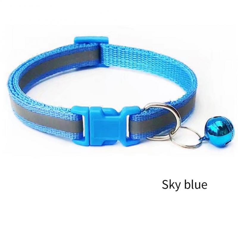 Reflective Cat Collar with Bell Adjustable For Cats pets-park-pk