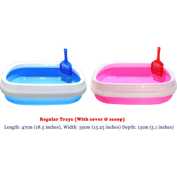 Regular Litter Tray with Free Scoop Adult Cat pets-park-pk