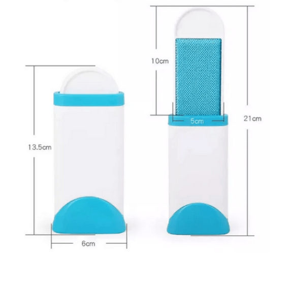 Remover Double-Sided Standard-Size, 1 Travel Pet Hair Removal Brush, Self-Cleaning Base - Remove Cat and Dog Fur, Lint, Bedding, Fabric pets-park-pk