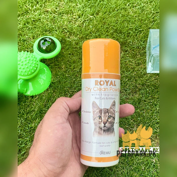 Remu Royal Cat Powder Dry Bath pets-park-pk