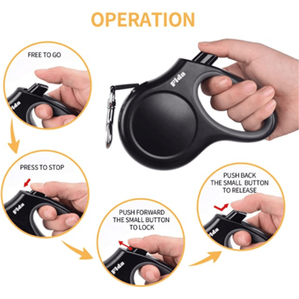 Retractable Leash For Dogs pets-park-pk