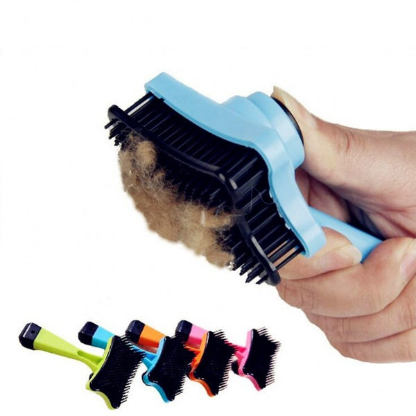 Self Cleaning Small Slicker Brushes for Shedding and Grooming pets-park-pk